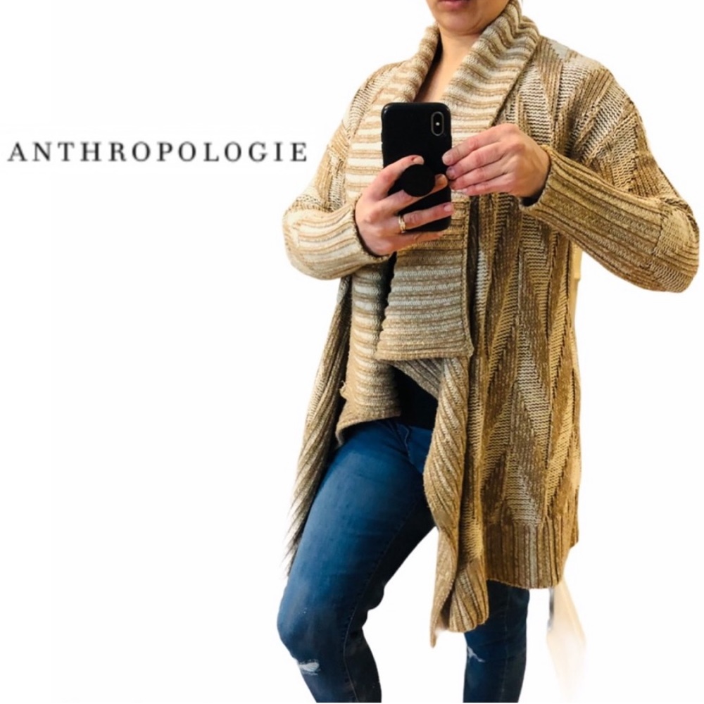 Anthropologie•Staying At Stars Open Front Cardigan